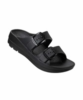 TELIC テリック W-BUCKLE ユニセックス #サンダル 靴 リカバリーサンダル IX1 D5(Black-S)