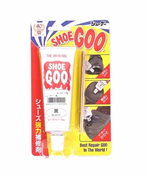 SHOS GOO シューグー SHOSE GOO シューグー  シューズ アクセサリー シューケア用品 修理 補修 KK K23(BLACK-100g)