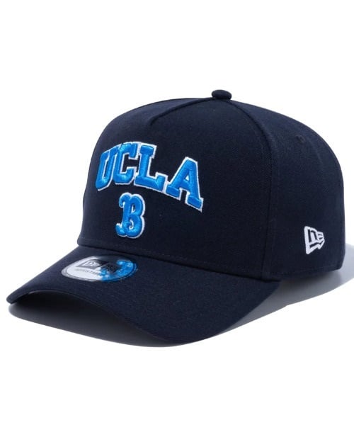 NEW ERA/ニューエラ キャップ 9FORTY A-Frame UCLA アーチ Bロゴ ネイビー × マリンブルー スノーホワイト 13529463(NVY-F)