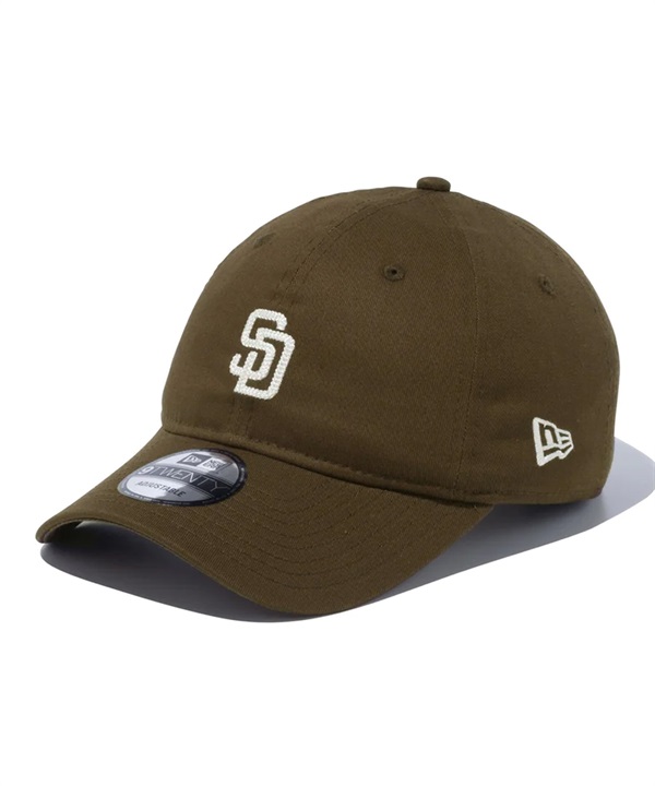 NEW ERA/ニューエラ 9TWENTY MLB Chain Stitch サンディエゴ・パドレス ウォルナット キャップ 帽子  13751062