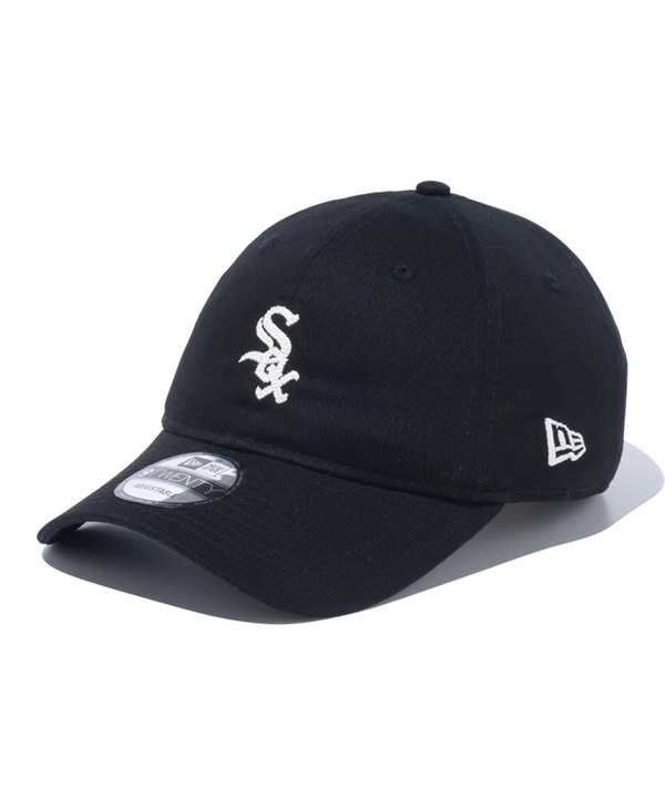 NEW ERA/ニューエラ 9TWENTY MLB Chain Stitch シカゴ・ホワイトソックス ブラック キャップ 帽子  13751110