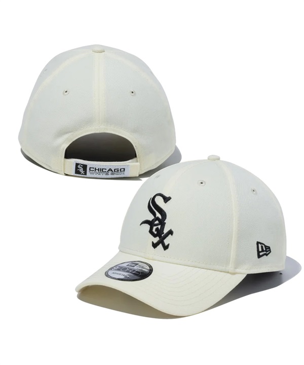 NEW ERA/ニューエラ 9FORTY MLB シカゴ・ホワイトソックス ウーブンパッチ クロームホワイト キャップ 帽子 フリーサイズ 14109667