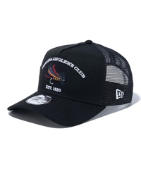 NEW ERA/ニューエラ 9FORTY A-Frame トラッカー New Era Angler's Club フライ ブラック キャップ 帽子 14110110(BLK-FREE)