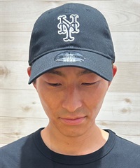 NEW ERA/ニューエラ 9TWENTY ニューヨーク・メッツ ブラック×ホワイト キャップ 帽子 14329640 ムラサキスポーツ限定(BLK-FREE)