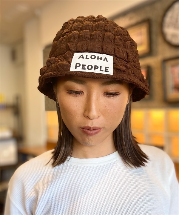 ALOHA PEOPLE/アロハピープル ハット ポップコーン バケットハット バケハ 帽子 AP23AW005-DD7