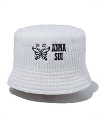 NEW ERA ニューエラ ニットバケット Knit Bucket ANNA SUI アナ スイ ホワイト バケットハット バケハ 帽子 14124294(WHI-FREE)