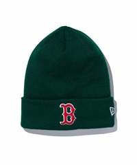 NEW ERA/ニューエラ ビーニーベーシック カフニット MLB Team Logo ボストン・レッドソックス ブリティッシュグリーン 13751380(BGRN-FREE)