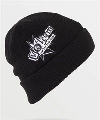 VOLCOM/ボルコム VOLCOM ENTERTAINMENT NOA DEANE BEANIE ビーニー ニットキャップ 帽子 ブラック D5832302(BLK-FREE)