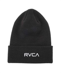 RVCA/ルーカ メンズ ビーニー ニット帽 ダブル DOUBLE FACE BEANIE BD042-965(BLK-FREE)