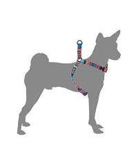 WOLFGANG ウルフギャング 犬用 ハーネス Quetzal HARNESS Mサイズ 小型犬用 中型犬用 胴輪 ケツァール マルチカラー WH-002-07