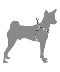 WOLFGANG ウルフギャング 犬用 ハーネス HideOut Harness Mサイズ 小型犬用 中型犬用 胴輪 ハイドアウト 迷彩柄 グレー系 WH-002-84