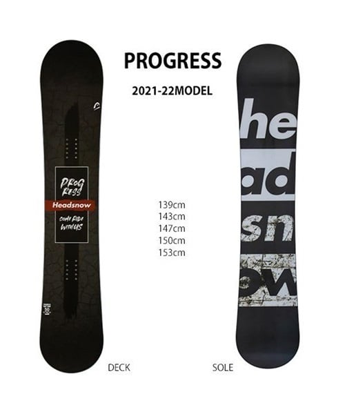 スノーボード 板 HEAD ヘッド PROGRESS 21-22モデル メンズ II G22(BLACK-139cm)