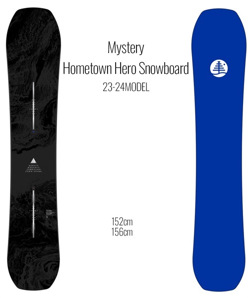 スノーボード 板 メンズ BURTON バートン 23913100000 Mystery Hometown Hero Snowboard 23-24モデル KK A26(ONECOLOR-152cm)