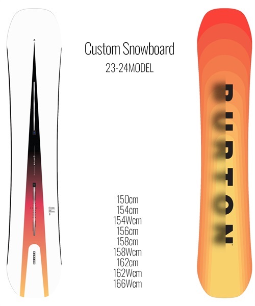 スノーボード 板 メンズ BURTON バートン 10688110960 Custom Snowboard 23-24モデル ムラサキスポーツ KK A26(ONECOLOR-150cm)