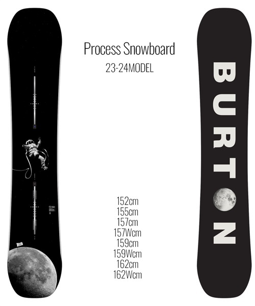 スノーボード 板 メンズ BURTON  10692110000 Process Snowboard 23-24モデル ムラサキスポーツ KK A26(ONECOLOR-152cm)