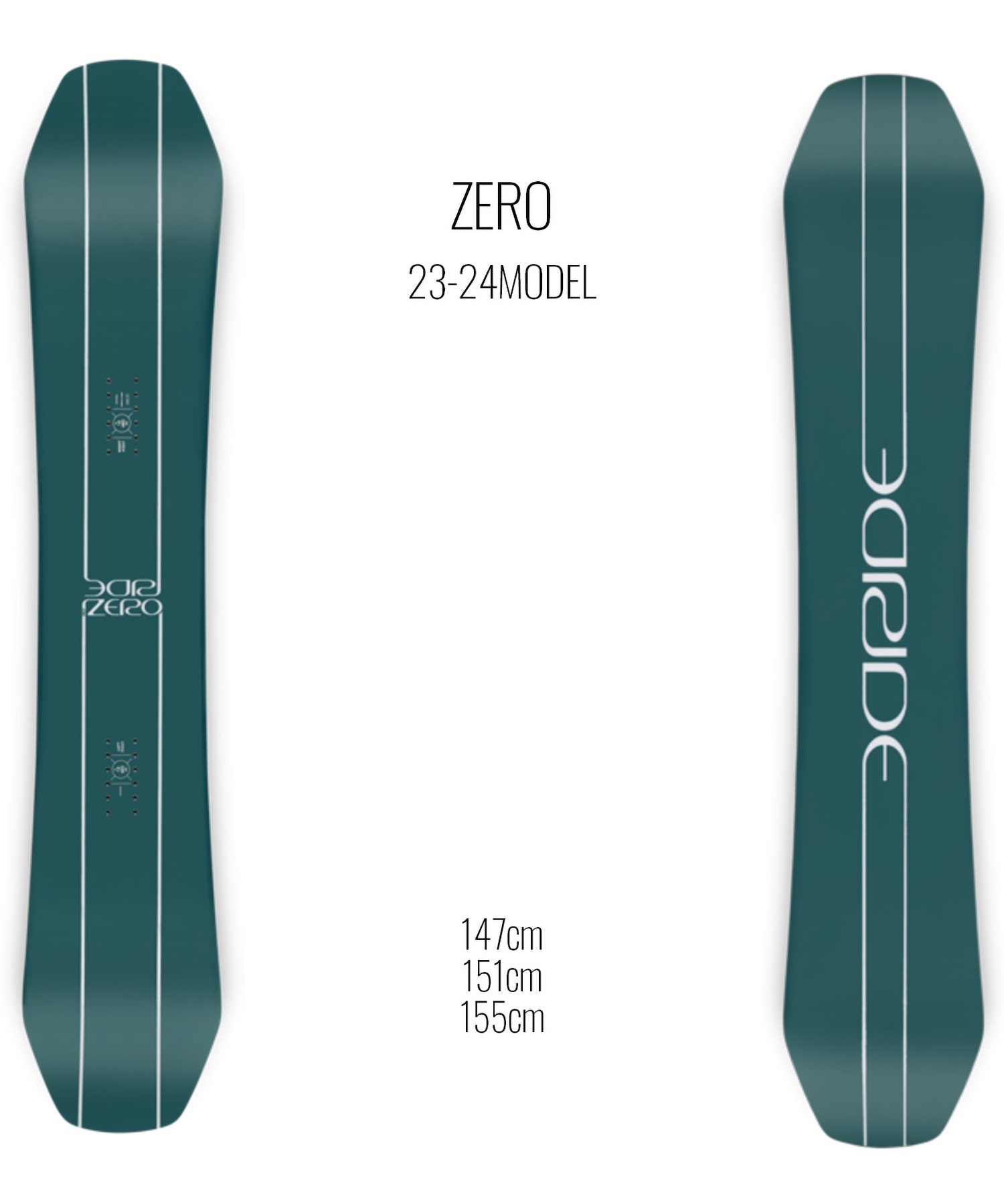 スノーボード 板 メンズ RIDE ライド ZERO 23-24モデル ムラサキスポーツ KK C2(ZERO-147cm)
