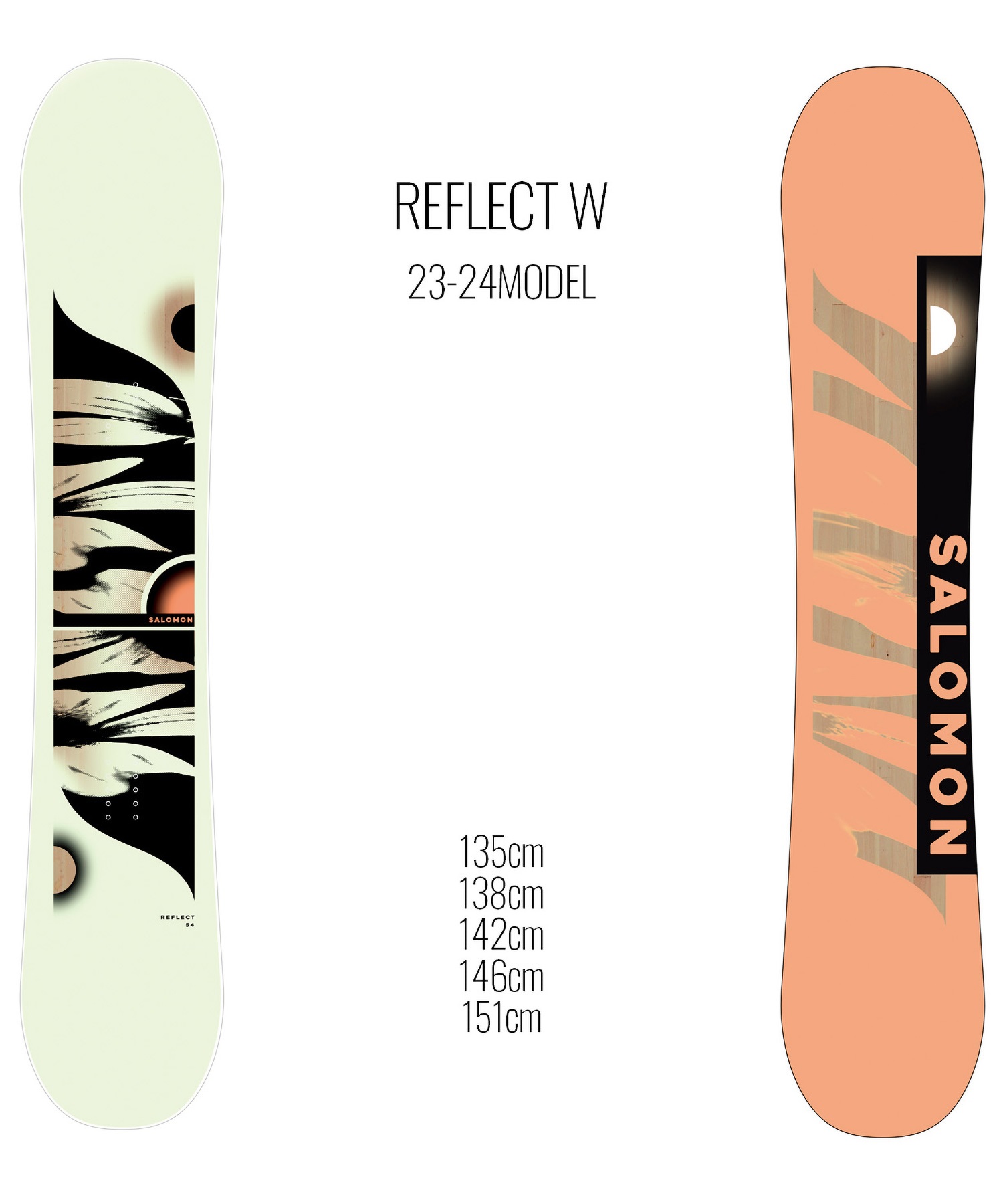 スノーボード 板 レディース SALOMON サロモン REFLECT W 23-24モデル ムラサキスポーツ KK C2(REFLECTW-135cm)
