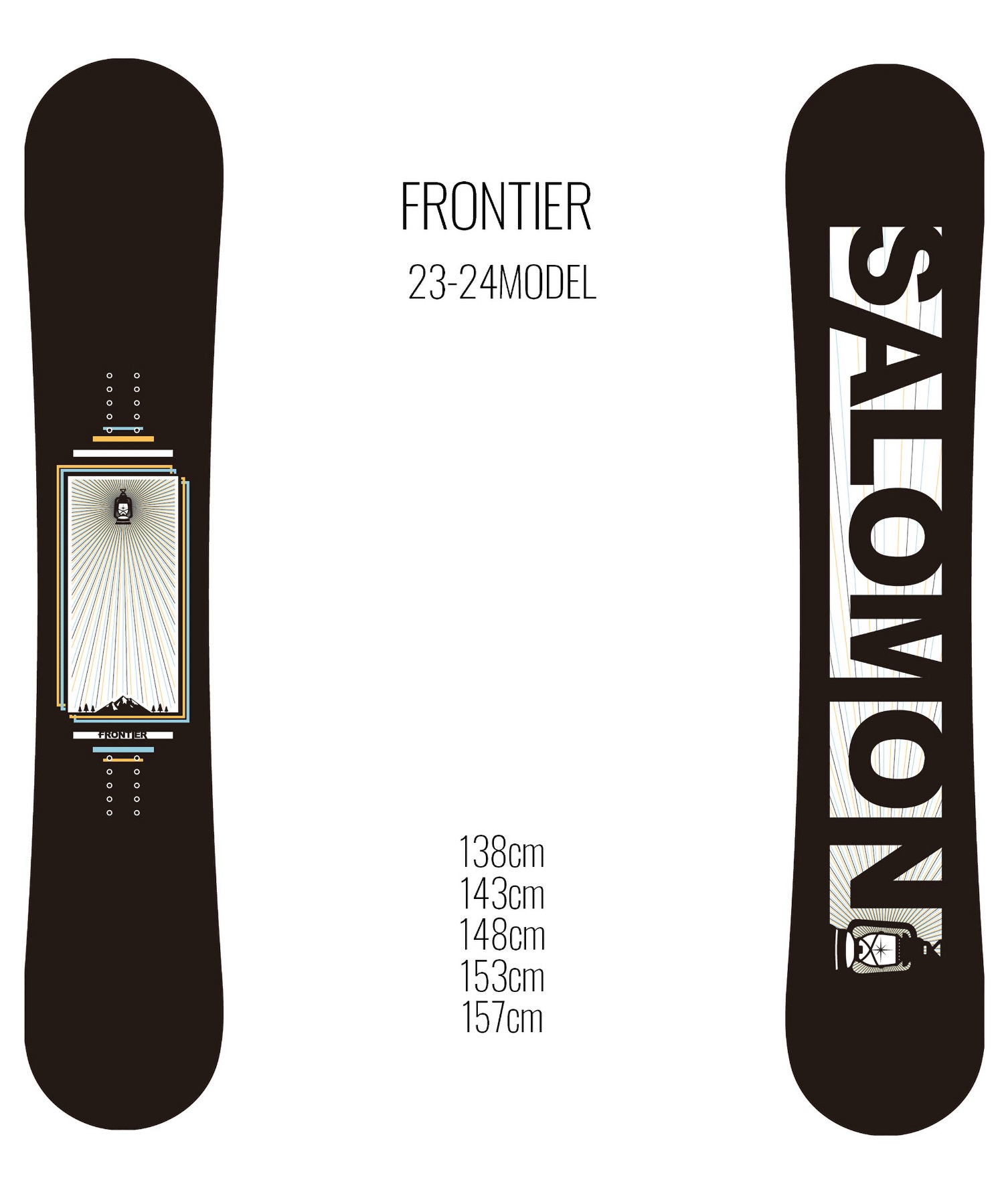 スノーボード 板 ユニセックス SALOMON サロモン FRONTIER  23-24モデル ムラサキスポーツ KK C2(FRONTIER-138cm)