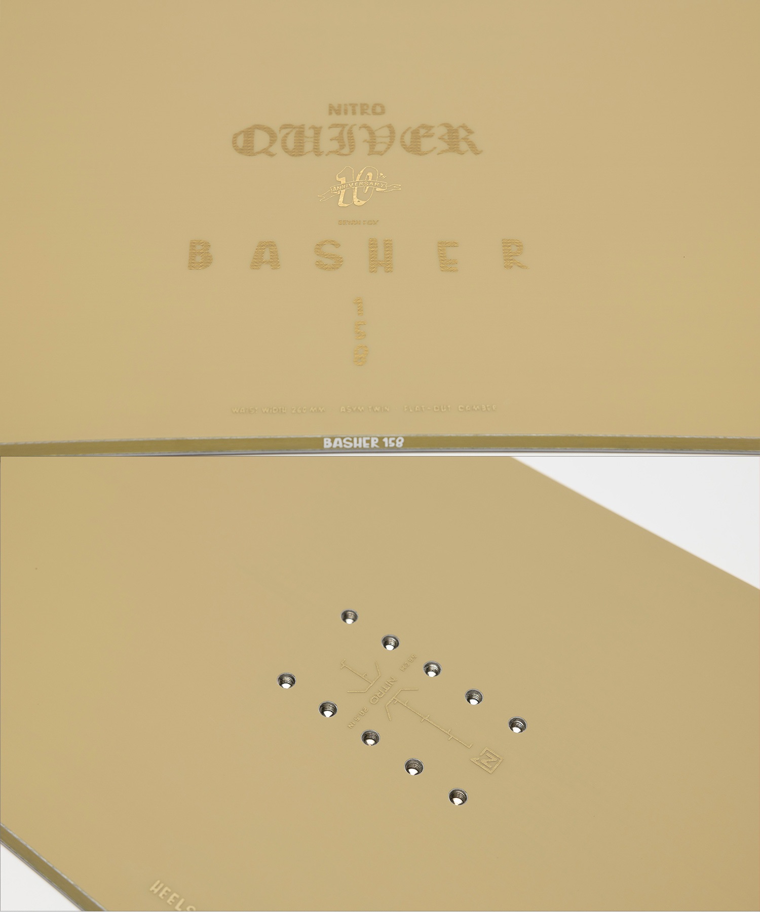 【早期購入】NITRO ナイトロ スノーボード 板 メンズ Quiver BASHER ムラサキスポーツ 24-25モデル LL A26(ONECOLOR-158wcm)