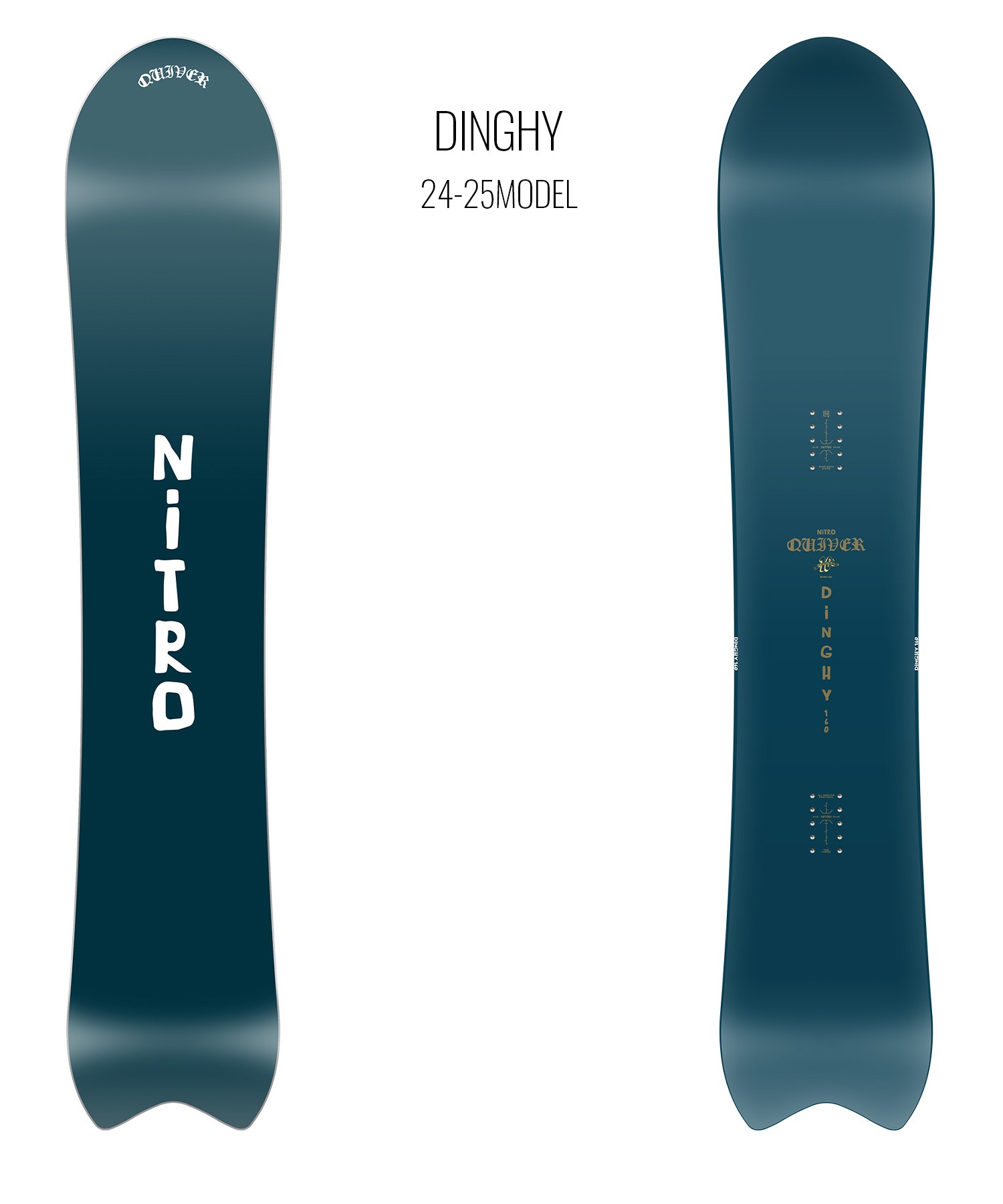 【早期購入】NITRO ナイトロ スノーボード 板 メンズ Quiver DINGHY ムラサキスポーツ 24-25モデル LL A26(ONECOLOR-155wcm)