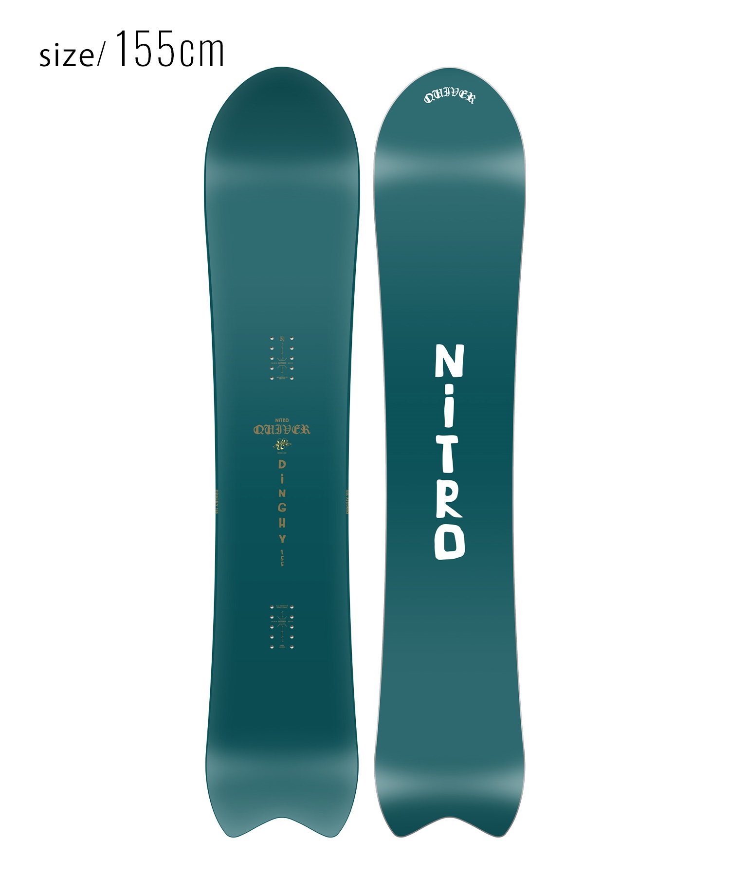 【早期購入】NITRO ナイトロ スノーボード 板 メンズ Quiver DINGHY ムラサキスポーツ 24-25モデル LL A26(ONECOLOR-155wcm)