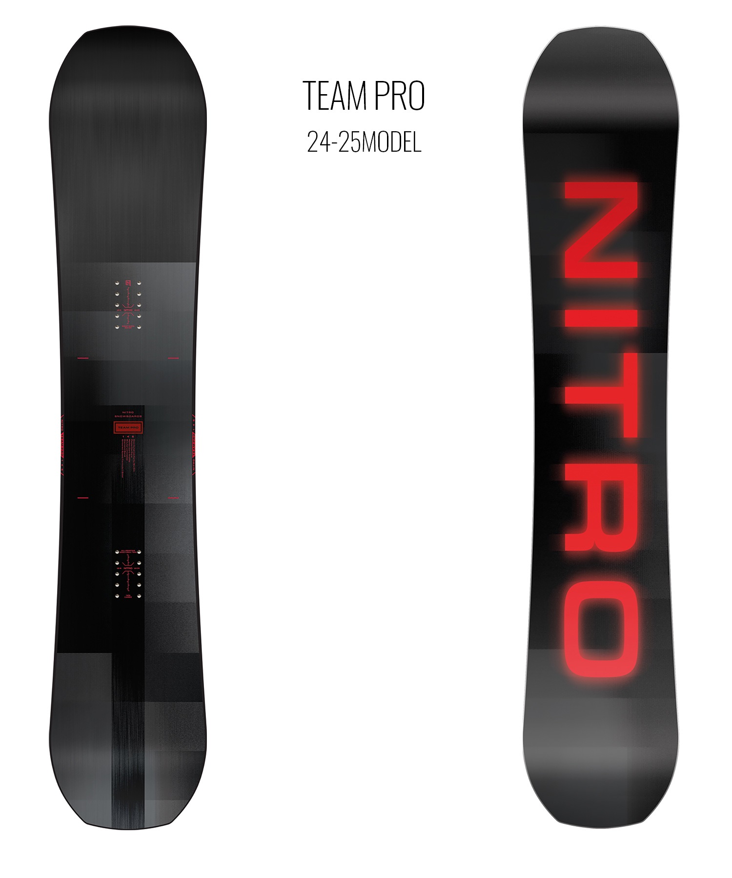 【早期購入】NITRO ナイトロ スノーボード 板 メンズ TEAM PRO ムラサキスポーツ 24-25モデル LL A26(ONECOLOR-146cm)