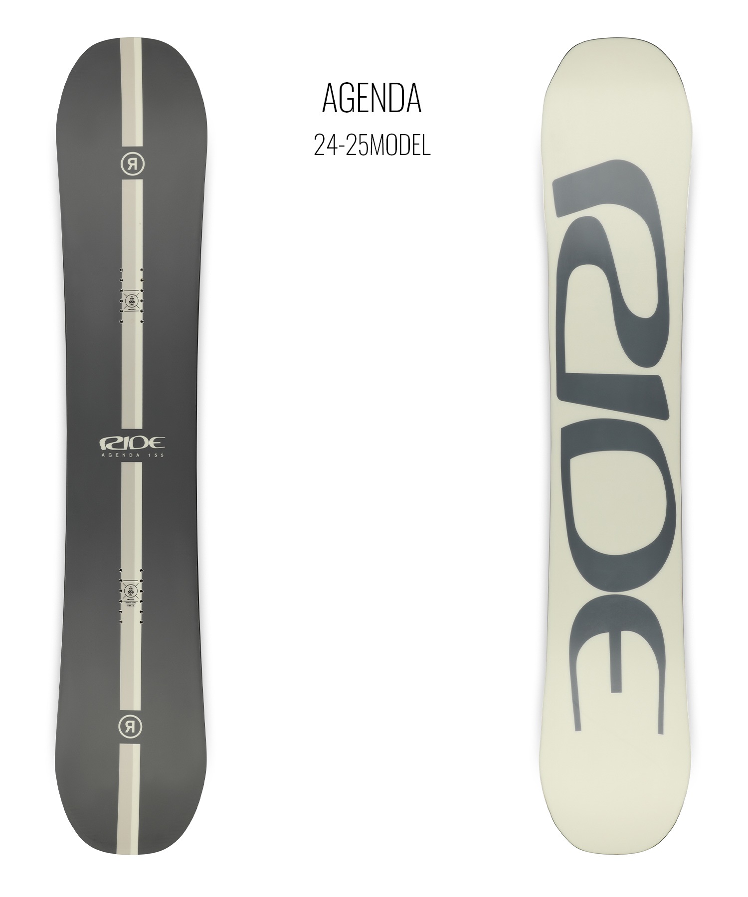 【早期購入】RIDE ライド スノーボード 板 メンズ AGENDA ムラサキスポーツ 24-25モデル LL A26(ONECOLOR-149cm)