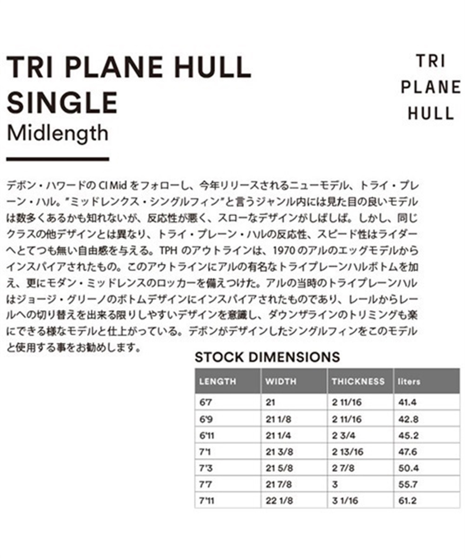 CHANNEL ISLANDS チャネルアイランズ TRI PLANE HULL トライプレーンハル 7'7 GLD サーフボード ミッドボード SINGLE アルメリック(GLD-7.7)