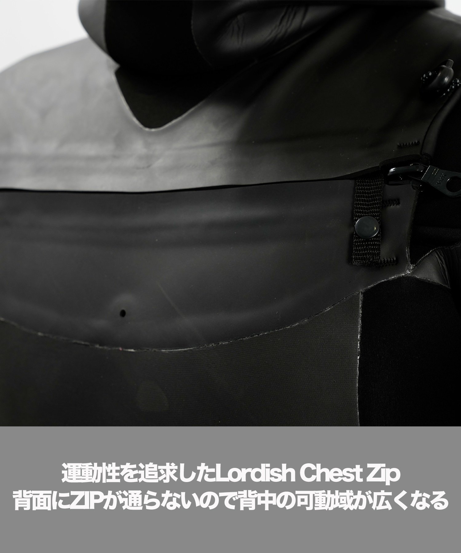 Lordish Behavior ローディッシュビヘイビアー LB CZ HOODED 5X3mm LB23-5/3HDC-ZIP メンズ ウェットスーツ セミドライ ムラサキスポーツ(BLK-M)