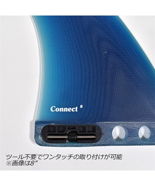FCS2 エフシーエスツー CONNECT PG LB FIN 8 コネクト FCON-PG04-LB80R サーフィン フィン II C14(NAVY-8.0)
