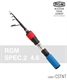 ROOSTER GEAR MARKET ルースターギアマーケット SPEC.2/4.6 フィッシング ロッド 釣り竿 スピニングロッド(BK/OR-4.6)