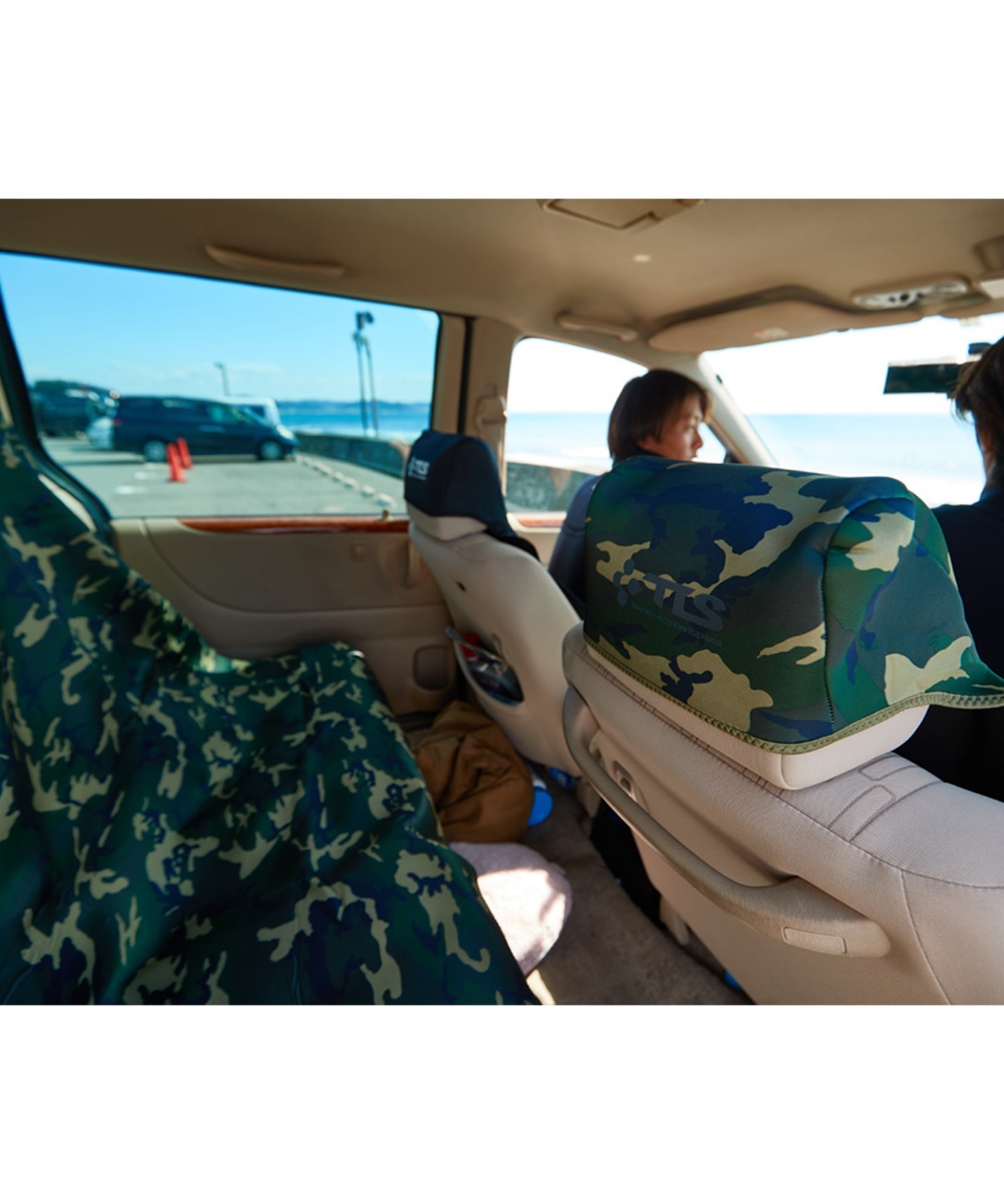 TOOLS トゥールス CAR SEAT COVER シートカバー サーフィン 車用品 座席用 ムラサキスポーツ(GRNCM-ONESIZE)