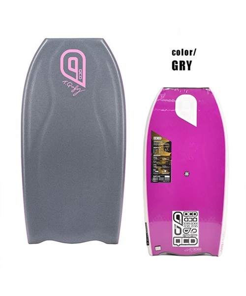 QCD キューシーディー SKY-GULLWING ボディボード サーフィン JJ G11(GRY-95cm)