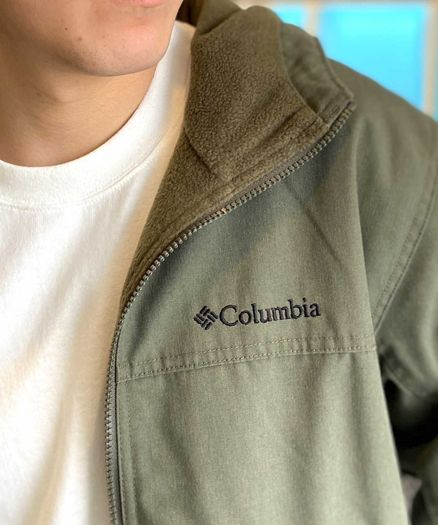 【マトメガイ対象】columbia/コロンビア LOMA VISTA HOODIE メンズ マウンテン ジャケット フリース 刺繍ロゴ XM4292(010-M)