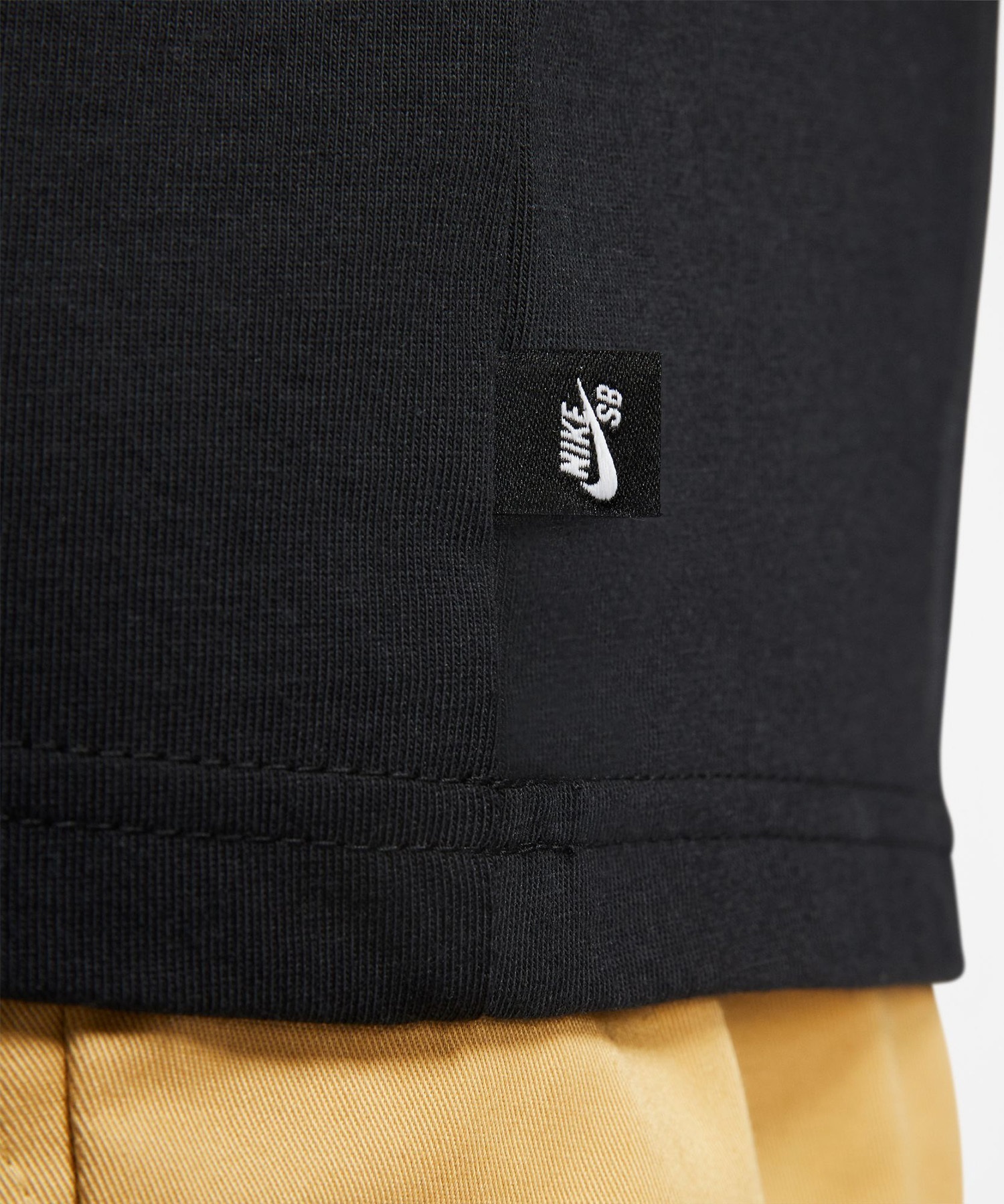 NIKE SB/ナイキエスビー ロゴ スケートボード メンズ 半袖 Tシャツ ブラック/ホワイト CV7540-010(010-M)
