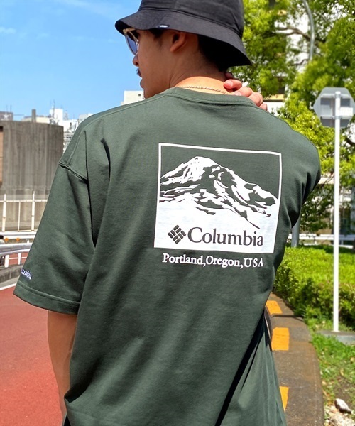 Columbia コロンビア Imperial Park Graphic SS Tee PM6871 メンズ 半袖 Tシャツ KK1 D12(GRWT-M)