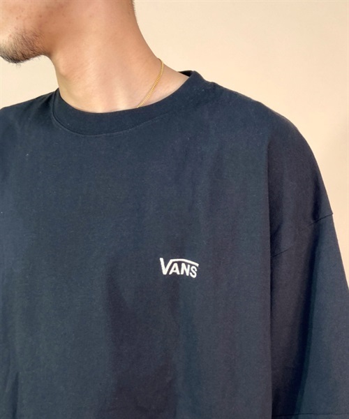 VANS バンズ 123R1010823 メンズ 半袖 Tシャツ ムラサキスポーツ限定 KK1 B24(BLACK-M)
