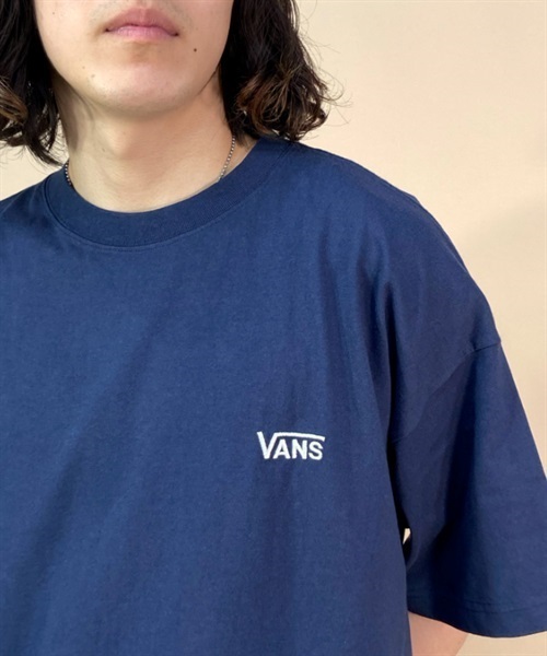 VANS バンズ 123R1010823 メンズ 半袖 Tシャツ ムラサキスポーツ限定 KK1 B24(NAVY-M)