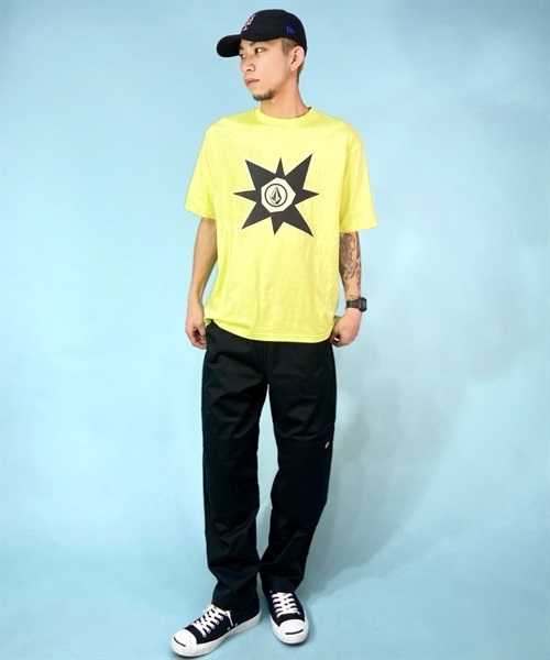 VOLCOM ボルコム TOKYO TRUE STONE STAR SHORT SLEEVE TEE AF312301 メンズ 半袖 Tシャツ KK1 C16(HIG-M)