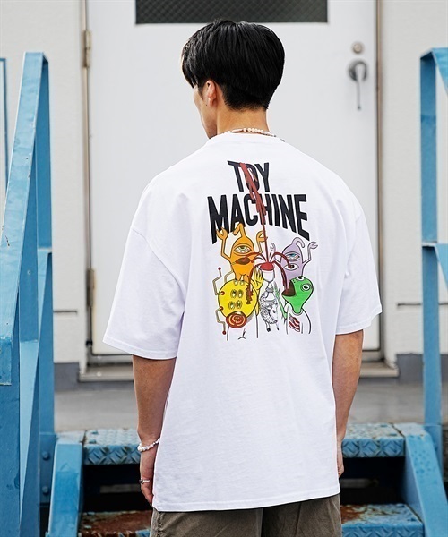 TOY MACHINE トイマシーン MTMSDST16 メンズ トップス カットソー Tシャツ 半袖 KK E11(BK-M)
