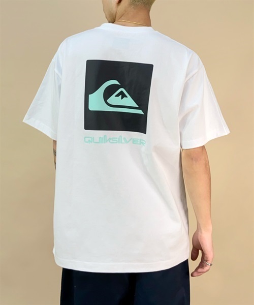 QUIKSILVER クイックシルバー QUIK NEONBOX ST QST231618M メンズ 半袖 Tシャツ ムラサキスポーツ限定 KX1 B14(BLK-M)