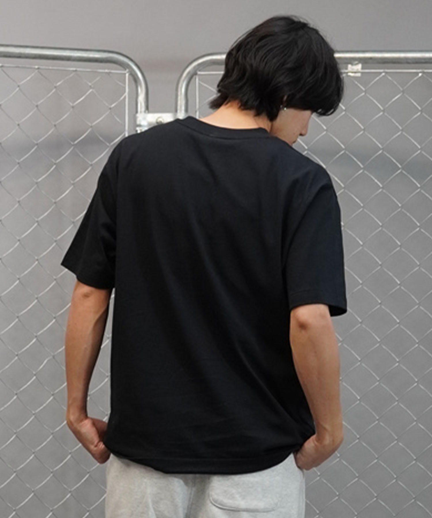 【マトメガイ対象】new balance ニューバランス メンズ 半袖Tシャツ ワンポイント ブランドロゴ MT41908(BK-M)