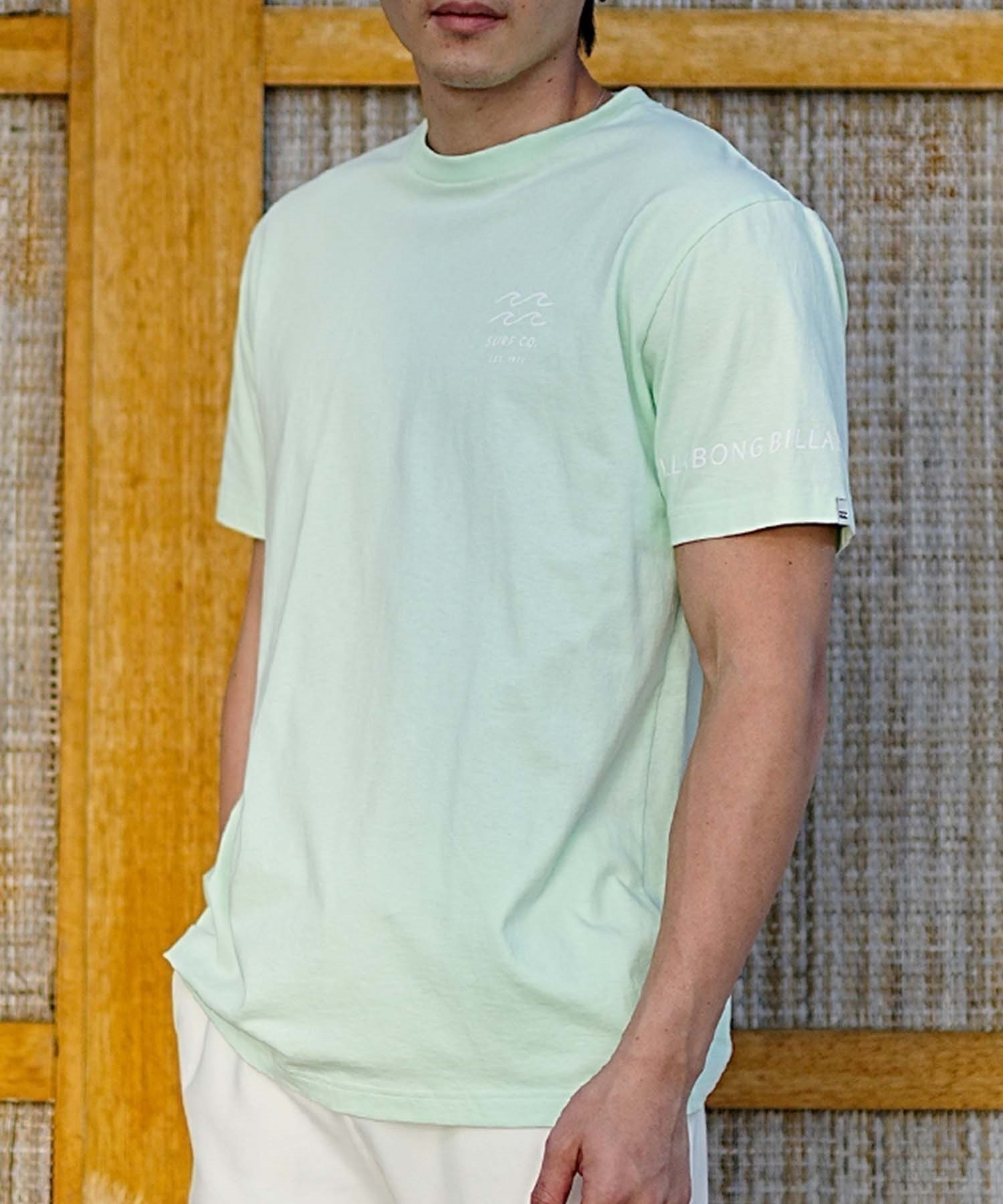 【マトメガイ対象】BILLABONG ビラボン メンズ バックプリントTシャツ ロゴT 半袖 BE011-204(WHT-S)