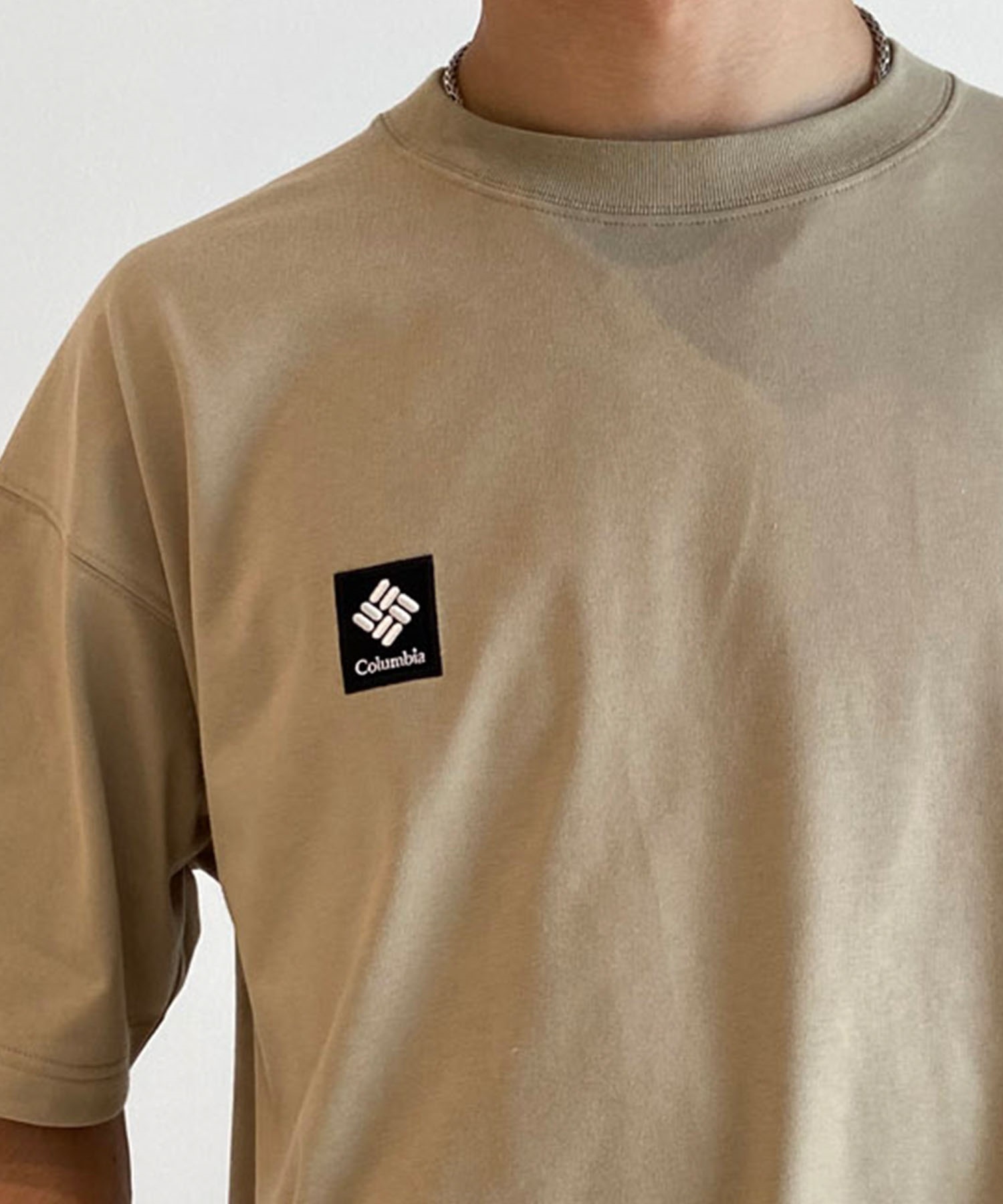 【ムラサキスポーツ限定】columbia コロンビア メンズ オーバーサイズ Tシャツ 半袖T UVケア バックプリント PM4502(265-M)