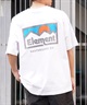 【マトメガイ対象】ELEMENT エレメント メンズ 半袖 Tシャツ オーバーサイズ バックプリント クルーネック BE021-223(BEG-M)