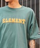 【マトメガイ対象】ELEMENT エレメント メンズ 半袖 Tシャツ バックプリント オーバーサイズ クルーネック アーチロゴ フラワーモチーフ BE021-240(GSP-M)