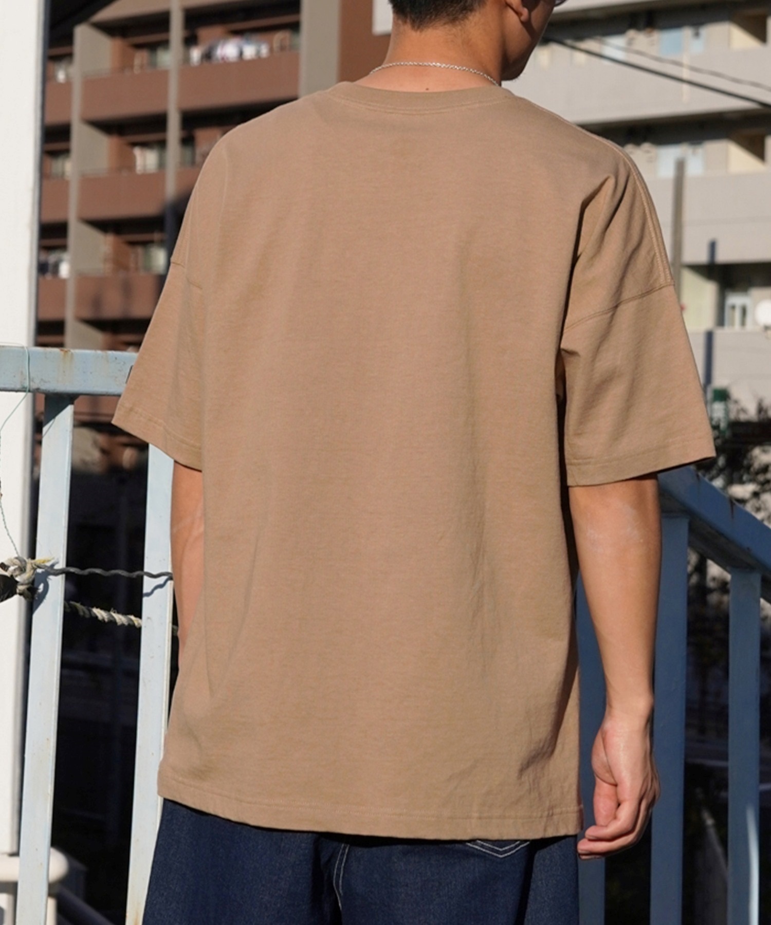 ELEMENT エレメント メンズ 半袖 Tシャツ タギング ロゴ プリント グラフィティ BE021-249(GRN-M)