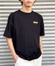 ELEMENT エレメント メンズ 半袖 Tシャツ オーバーサイズ バックプリント クルーネック タギング グラフィティ BE021-251(LGN-M)