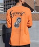 ELEMENT エレメント メンズ 半袖 Tシャツ オーバーサイズ ダイスロゴ バックプリント サイコロモチーフ ヴィンテージ風 かすれプリント BE021-252(ORG-M)