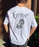 ELEMENT エレメント メンズ 半袖 Tシャツ オーバーサイズ ダイスロゴ バックプリント サイコロモチーフ ヴィンテージ風 かすれプリント BE021-252(GRN-M)